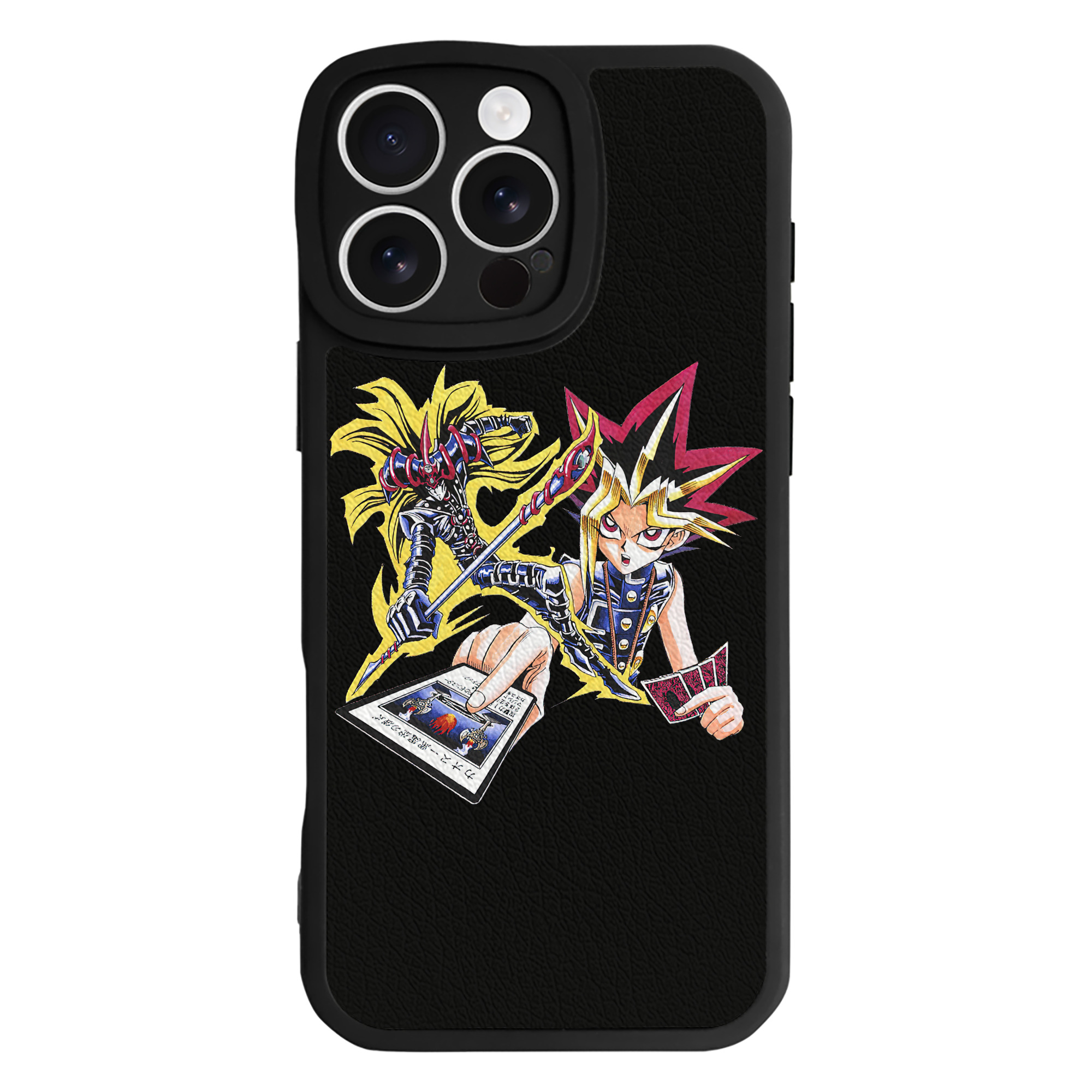 遊☆戯☆王 Yu-Gi-Oh! 【iPhone 16シリーズ対応】シリコンスマホケース（レザー調） 材質：シリコン